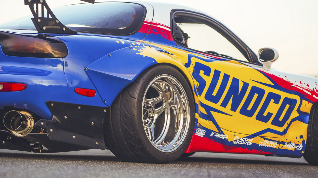 2000 Mazda RX-7 - Motegi MF421 SS3 - Polished | Motegi Wheels